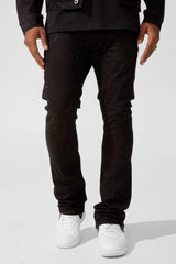 Super Skinny Stacked Fit - Local Dealer Denim - Martin Stacked Collection (Jet Black)