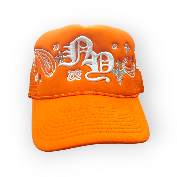 Ny Chrome Paisley Trucker Hat