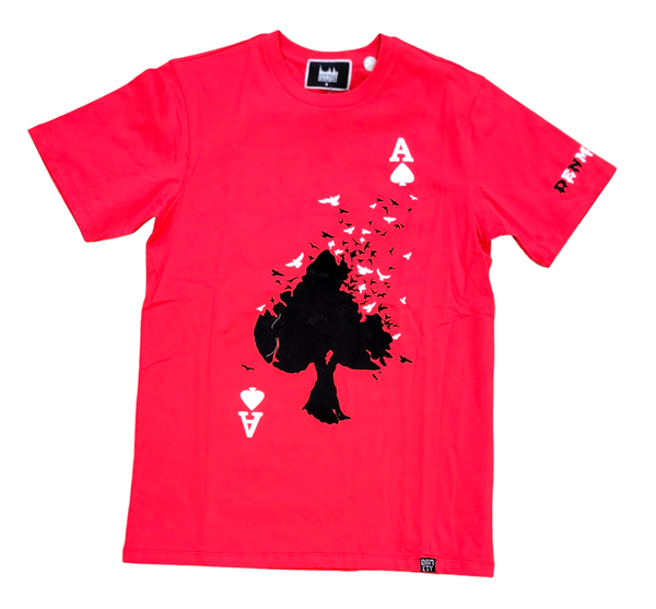 DENIMICITY ACES FLYING T SHIRT-RED