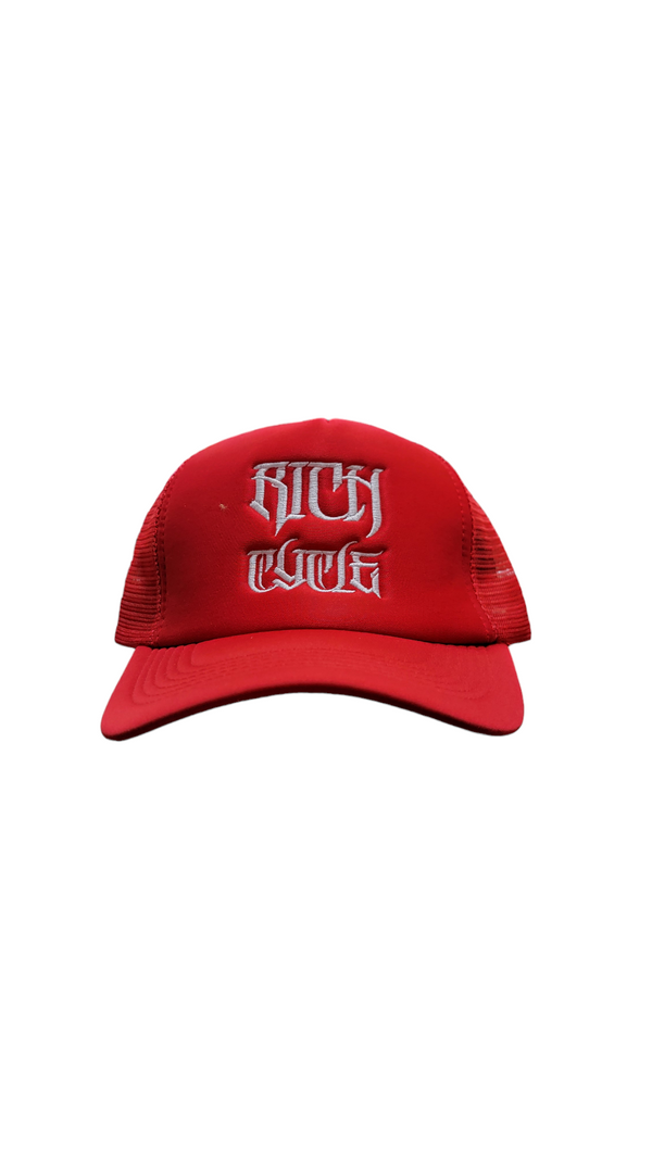 RICH CYCLE TRUCKER HAT-RED