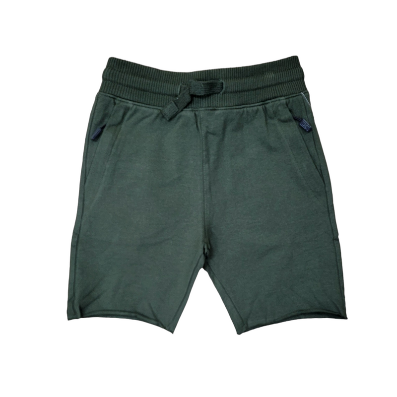 BOYS FLEECE SHORT-OLIVE