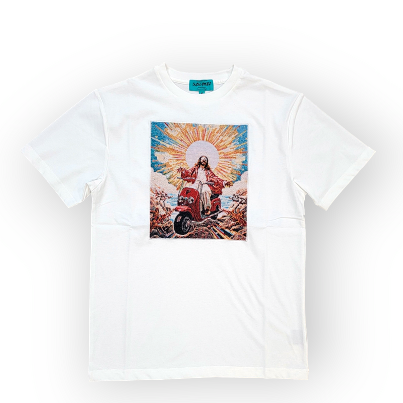 PRAY FOR GREATNESS TEE- OFF WHITE