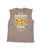 GAME OVER SLEEVELESS TEE-LATTE