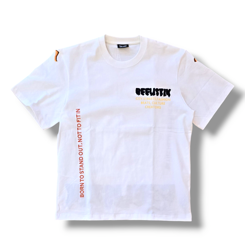 REELISTIK HEART OF THE CITY TEE-WHITE