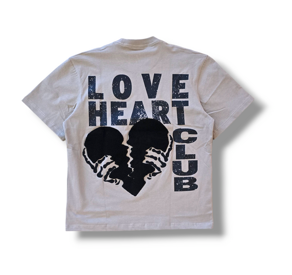 REELISTIK HEART CLUB TEE- TAN