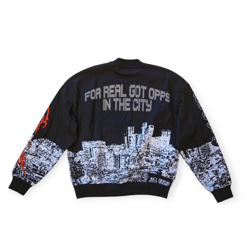 OPPS IN THE CITY CREWKNECK - BLACK