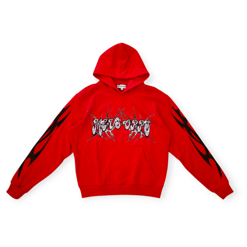 FOR REAL OPPS HOODIE- RED