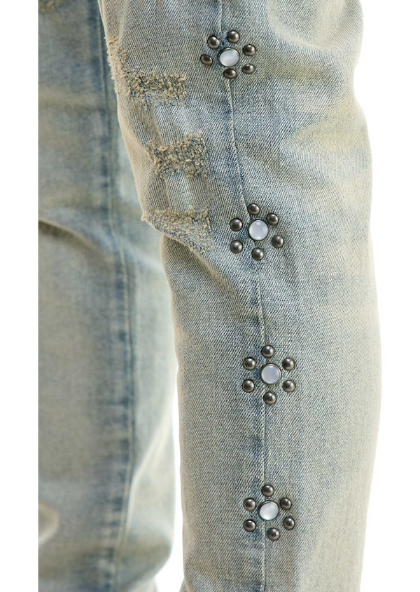 KND4642 BLUE - JEWEL SKINNY JEANS