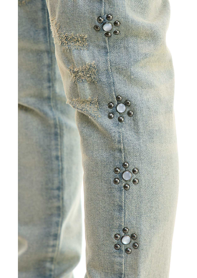KND4642 BLUE - JEWEL SKINNY JEANS