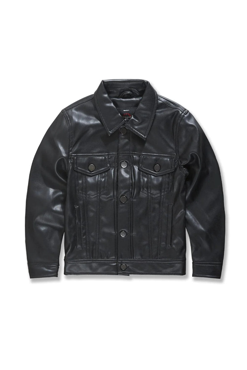 KIDS THRILLER TRUCKER JACKET (BLACK)