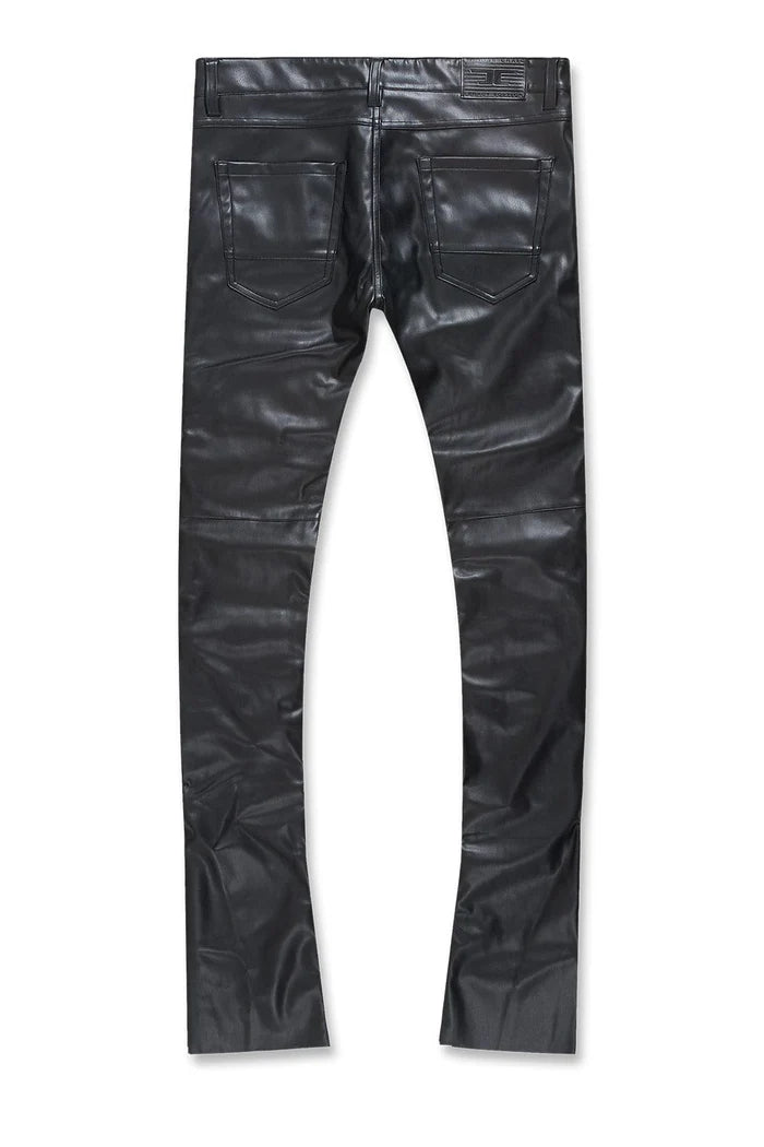 ROSS STACKED - THRILLER CARGO PANTS (BLACK)