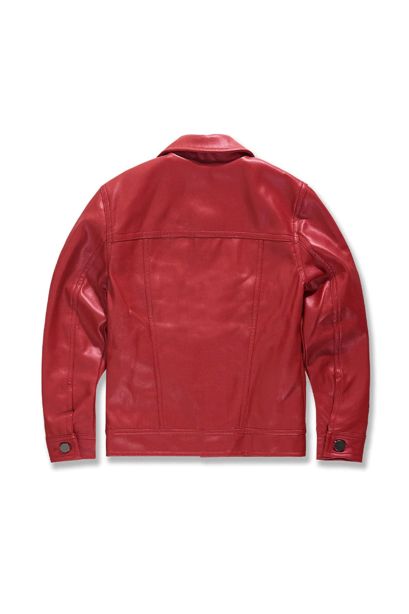 KIDS THRILLER TRUCKER JACKET (RED)