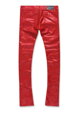 ROSS STACKED - THRILLER CARGO PANTS (RED)