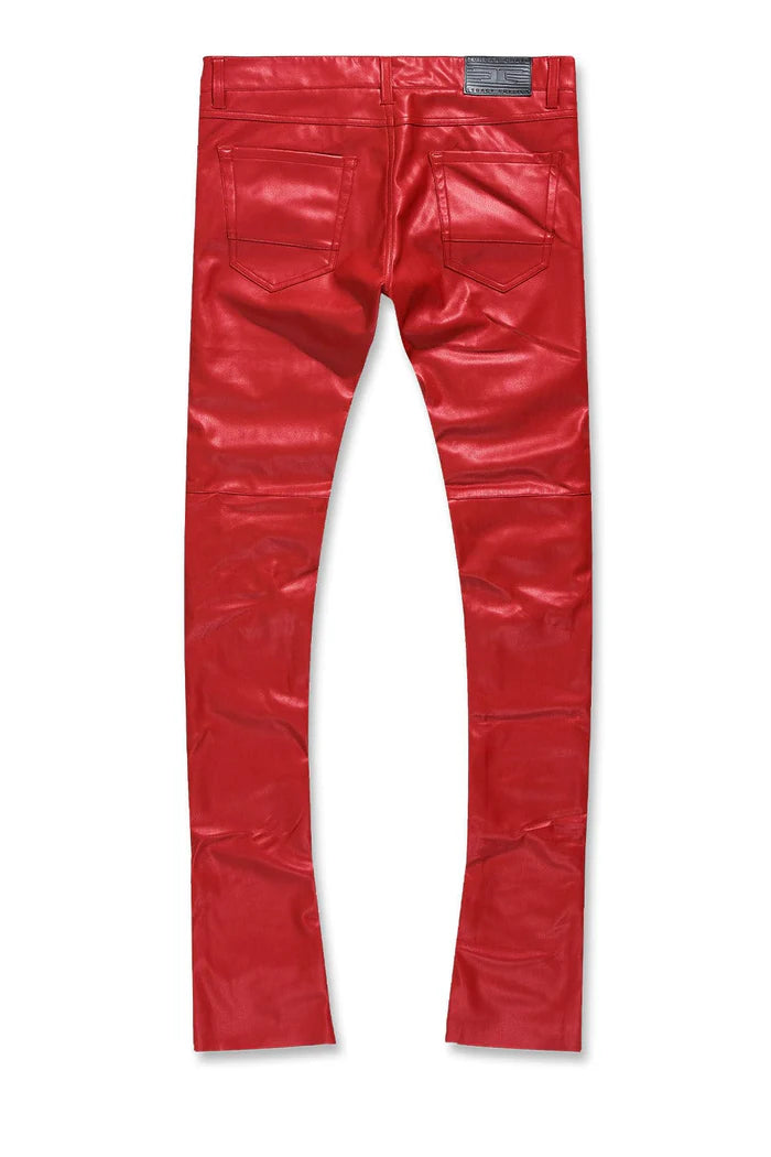 ROSS STACKED - THRILLER CARGO PANTS (RED)