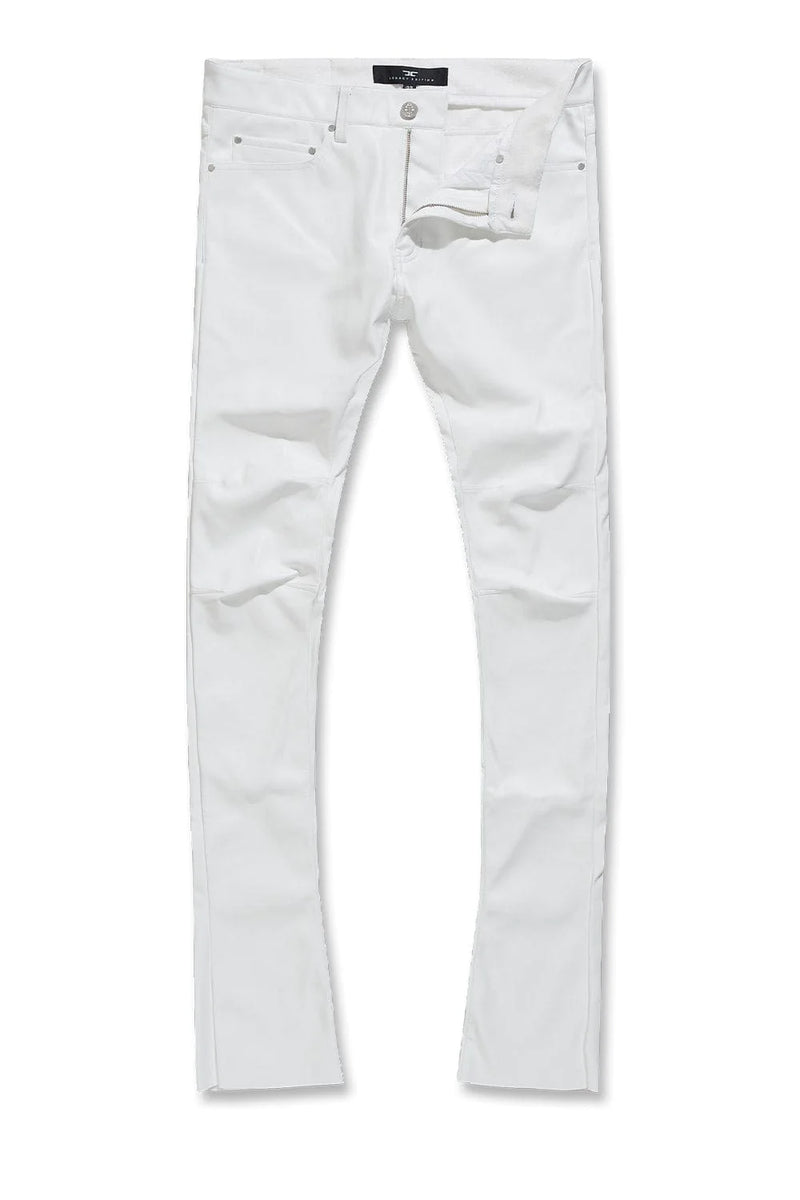 ROSS STACKED - THRILLER PANTS (WHITE)