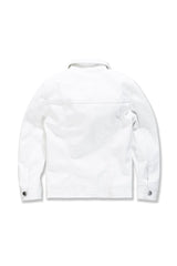 KIDS THRILLER TRUCKER JACKET (WHITE)