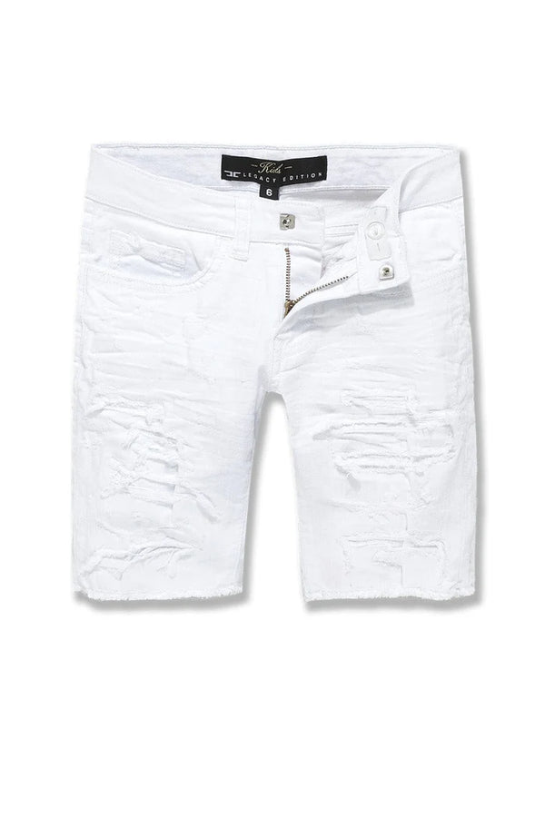 Kids Tulsa Twill Shorts-White