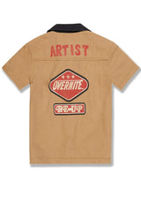 Kids The Re-Up Mechanic Shirt - Wheat