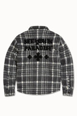 Paradise Flannel Shacket (Industrial Black)