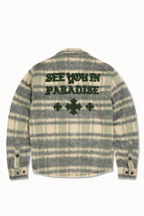 Paradise Flannel Shacket (Olive)