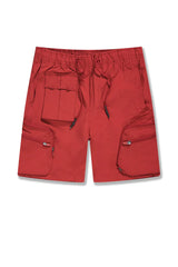 RETRO - ALTITUDE CARGO SHORTS-RED