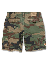 Kids War Angel Cargo Shorts (Vintage Camo)