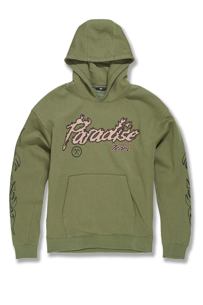 Paradise Tour Pullover Hoodie-Sage