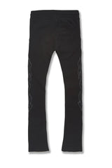 Paradise Tour Stacked Sweatpants-Black