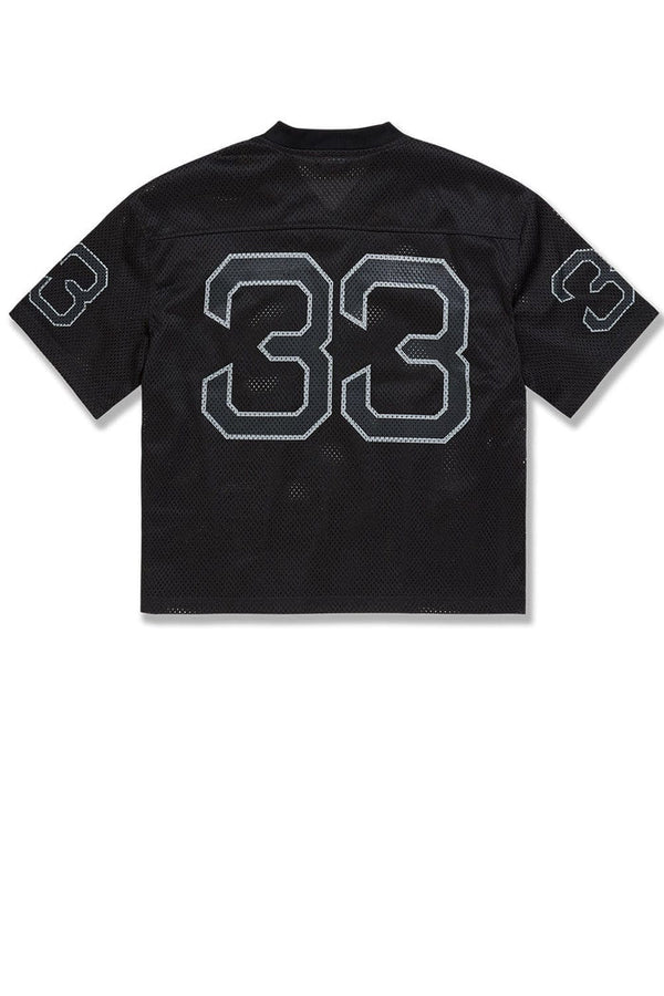 Kids 5 Borough Football Jersey (Black)