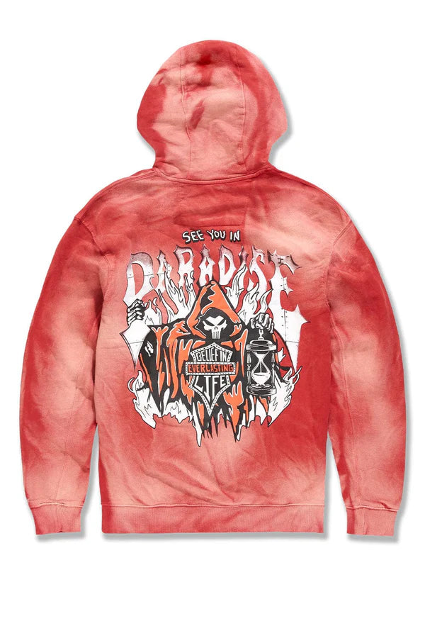 Afterlife Pullover Hoodie (Red)