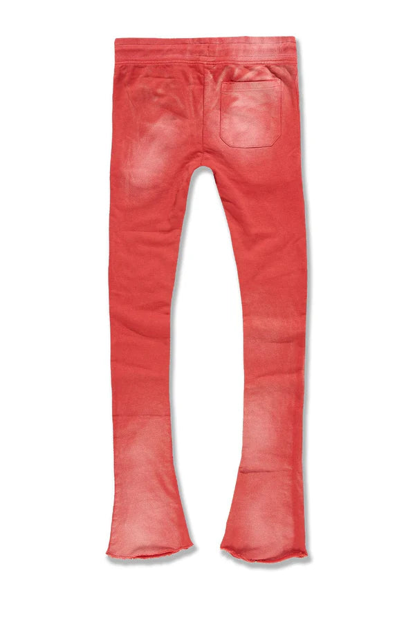 Afterlife Stacked Sweatpants (Red)