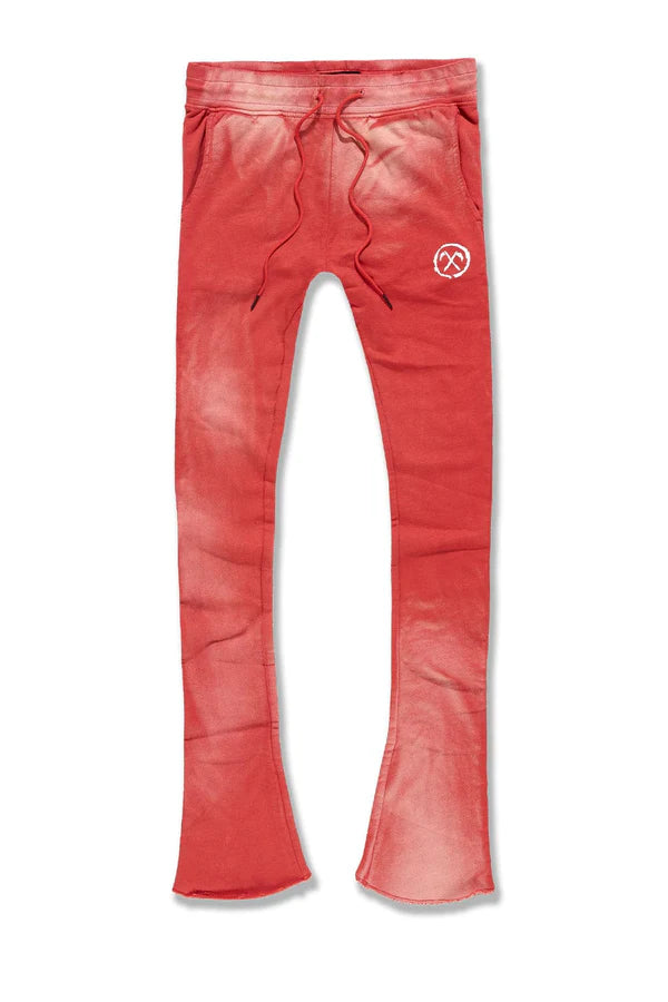 Afterlife Stacked Sweatpants (Red)