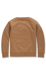 Paradise Tonal Crewneck Sweatshirt-Mocha