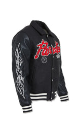 Paradise Tour Varsity Jacket (Black)