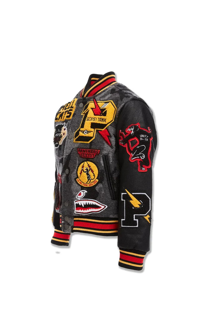 Kids Hellcat Varsity Jacket (Black Camo)