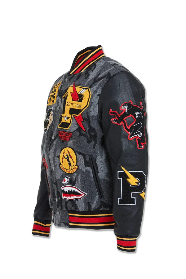 Hellcat Varsity Jacket (Black Camo)