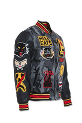 Hellcat Varsity Jacket (Black Camo)