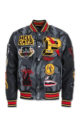 Hellcat Varsity Jacket (Black Camo)