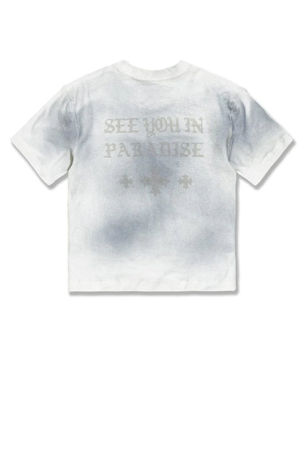 Kids Inside Out Boxy T-Shirt - Arctic Grey
