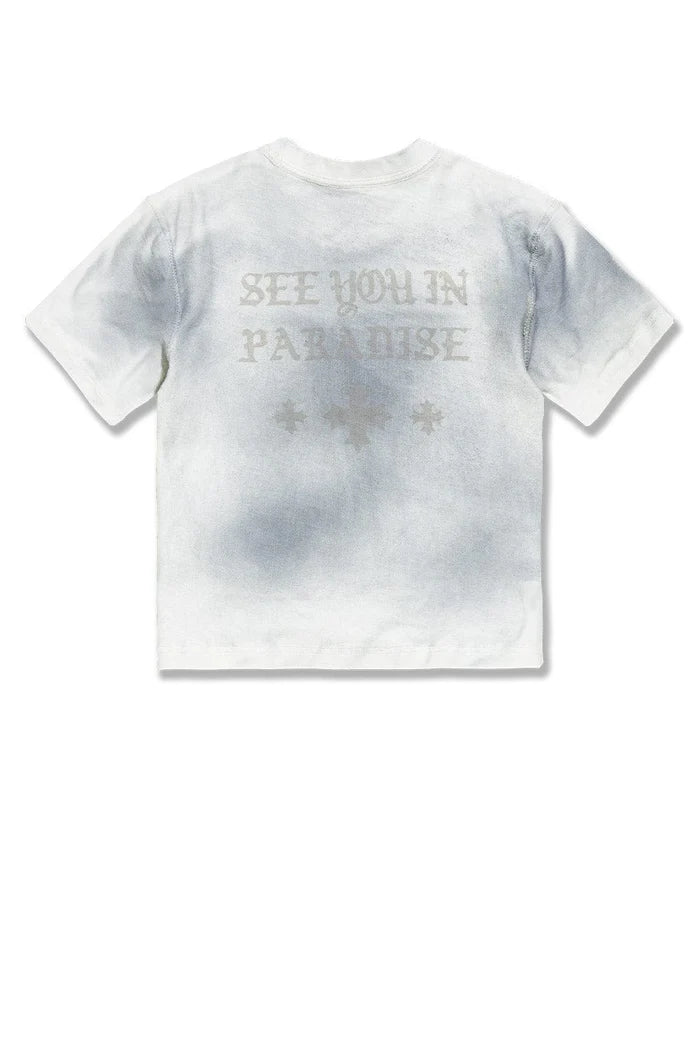 Kids Inside Out Boxy T-Shirt - Arctic Grey