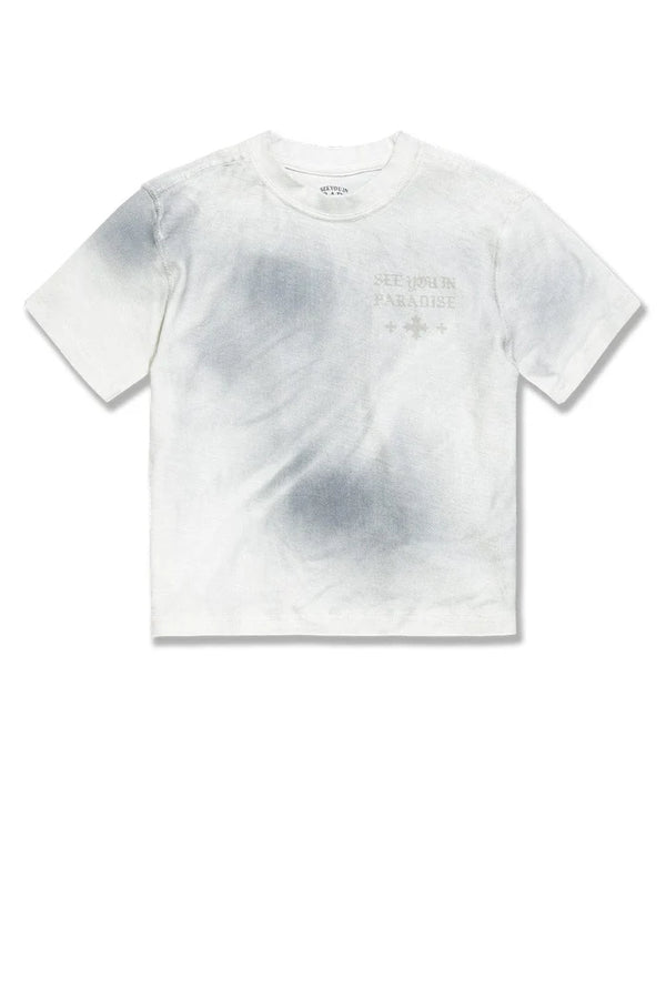 Kids Inside Out Boxy T-Shirt - Arctic Grey