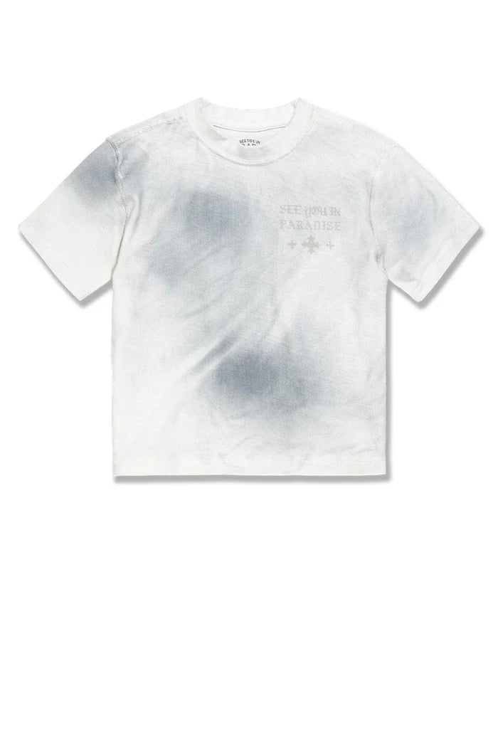 Kids Inside Out Boxy T-Shirt - Arctic Grey