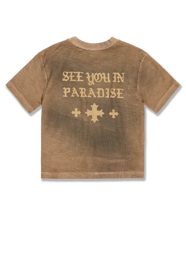 Kids Inside Out Boxy T-Shirt - Dark Vintage