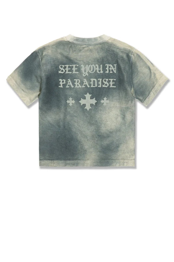 Kids Inside Out Boxy T-Shirt - Lager