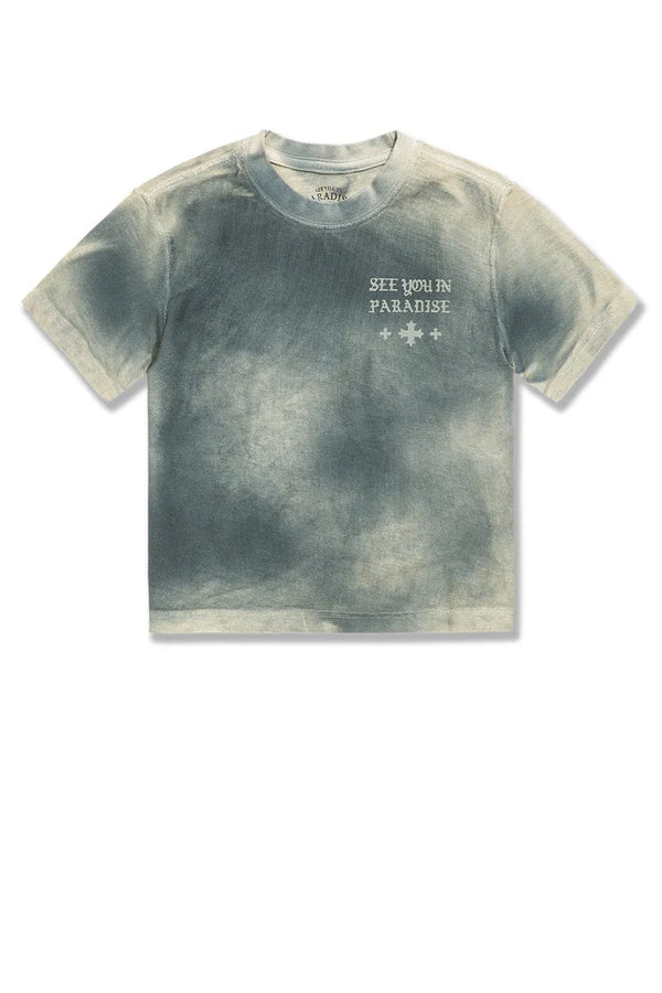 Kids Inside Out Boxy T-Shirt - Lager