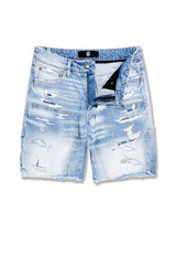 Retro - Landman Denim Shorts - ARCTIC WASH