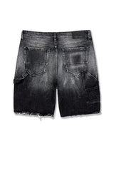 Retro - Landman Denim Shorts - INDUSTRIAL BLK