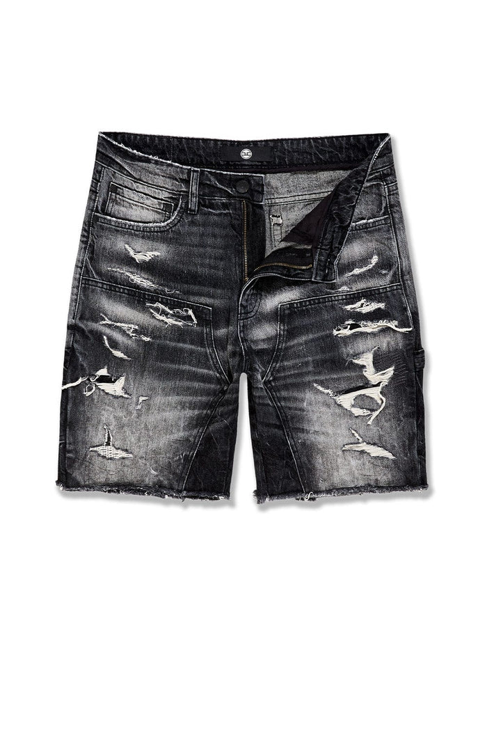 Retro - Landman Denim Shorts - INDUSTRIAL BLK