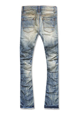 Kids Stacked Ripple Effect Denim-Desert Storm