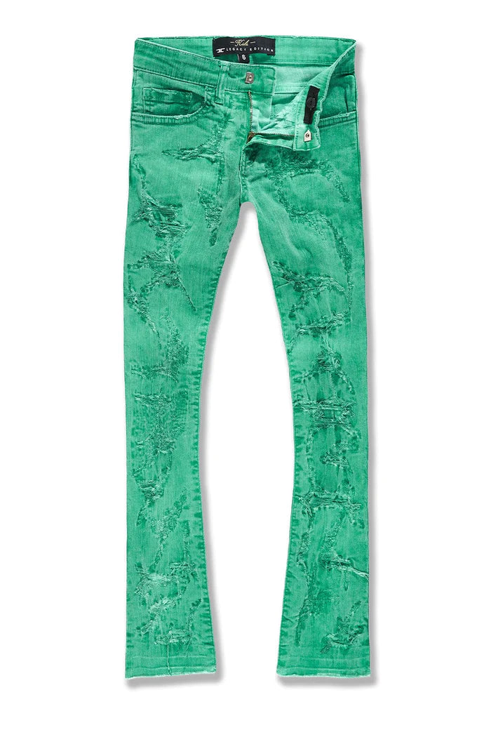 KIDS STACKED SANTORINI DENIM (MINT)